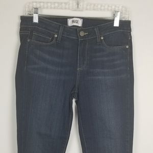 PAIGE Verdugo Ankle Skinny Dark Wash Jeans